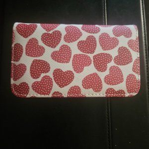 Brighton wallet with hearts